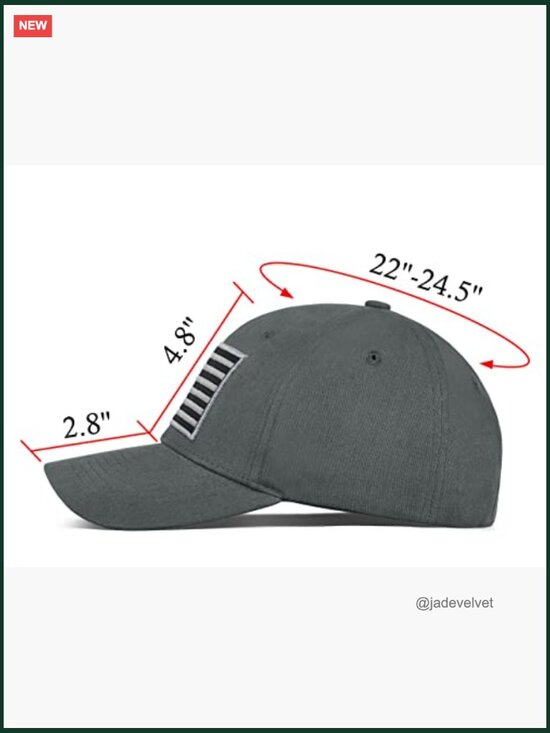 3 Pack American Flag Baseball Cap Low Profile Dad Hat Unisex